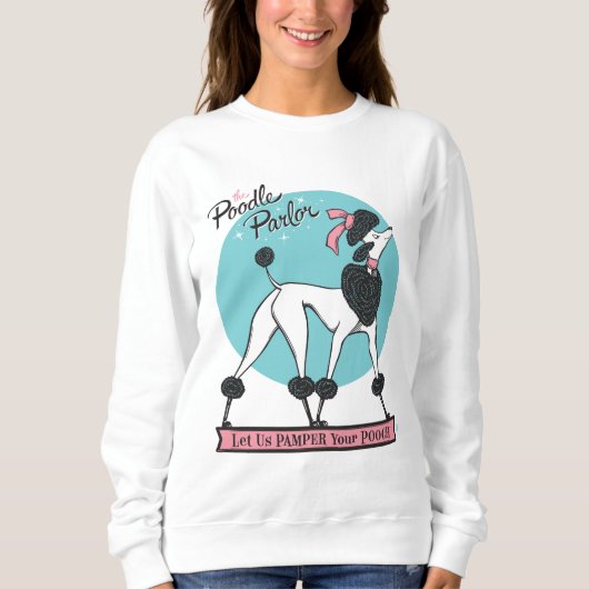 Sweatshirt Parlure de caniche (Devant)