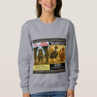Parodie d'affiche de film animalier western