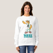 Sweatshirt Parodie de Popeye Vintage des années 1990 (Devant entier)