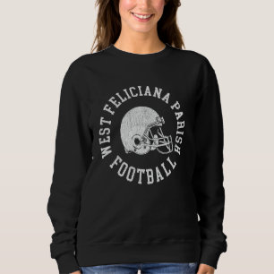 Sweatshirt Paroisse de West Feliciana Football Throwback Foot