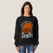 Sweatshirt Parrain D'Une Classe Supérieure De Basket-Ball (Devant entier)