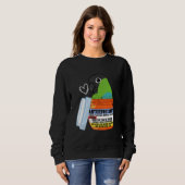 Sweatshirt Parrot Antidépresseur Ier Nanday Conure (Devant entier)