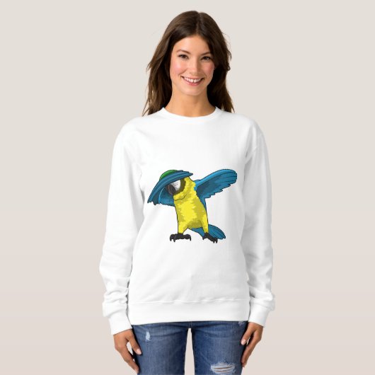 Sweatshirt Parrot at Hip Hop Dance Dab (Devant entier)