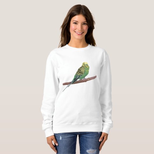 Sweatshirt Parrot Budgerigar (Devant entier)