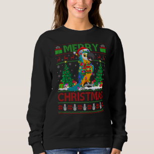 Sweatshirt Parrot Oiseau Xmas Arbre Laide Père Noël Parrot No