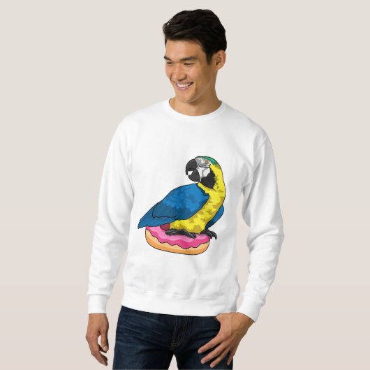 Sweatshirt Parrot with Donut (Devant entier)