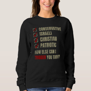 Sweatshirt Parti conservateur chrétien patriotique israélien