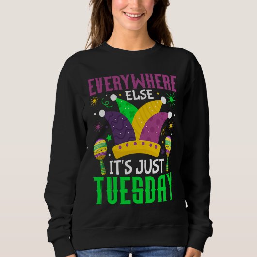 Sweatshirt Partout ailleurs, ce ne sont que les célébrations (Devant)