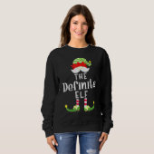 Sweatshirt Party de Noël du groupe Elf Definite (Devant entier)
