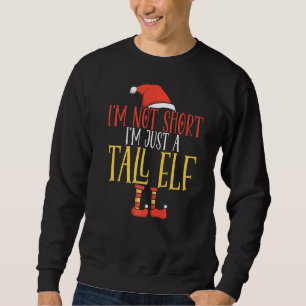 Sweatshirt Pas Court Juste Un Grand Elfe Santa Hat Chaussures