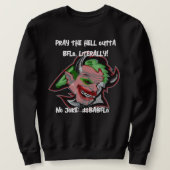 Sweatshirt Pas de blague. #BABFLO (Design devant)