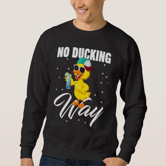 Sweatshirt Pas de canard Chasse de canard (Devant)