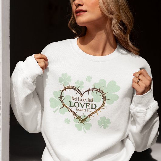 Sweatshirt PAS DE CHANCE JUSTE AIMÉ Christian St. Patrick's D