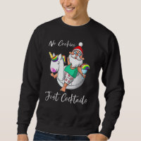 Pas de cookies Juste des cocktails Père Noël Summe