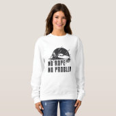 Sweatshirt Pas de corde Pas de problème Wakeboard Wake Wakebo (Devant entier)
