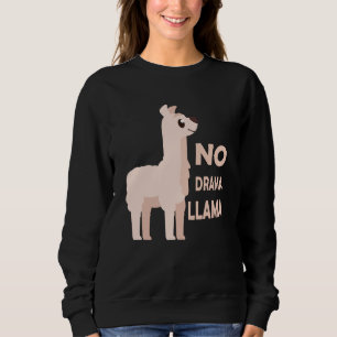 Sweatshirt Pas De Drama Lama Mignonnes Animaux Pour Les Enfan