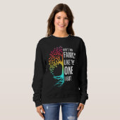 Sweatshirt Pas de famille comme celle que j'ai (Devant entier)