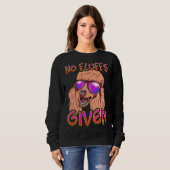 Sweatshirt Pas De Fluffs Donné Poodé (Devant entier)
