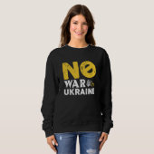 Sweatshirt Pas de guerre en Ukraine (Devant entier)