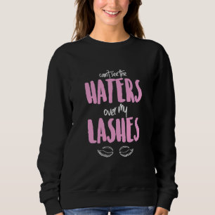 Sweatshirt Pas de haine sur mes cils Blondie Brunette Woman G