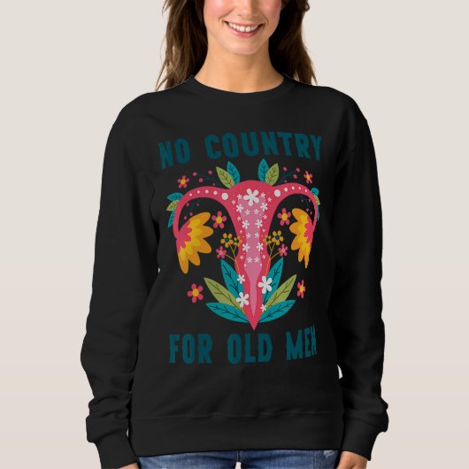 Sweatshirt Pas De Pays Pour Les Anciens Hommes Pro Choice Rep (Devant)