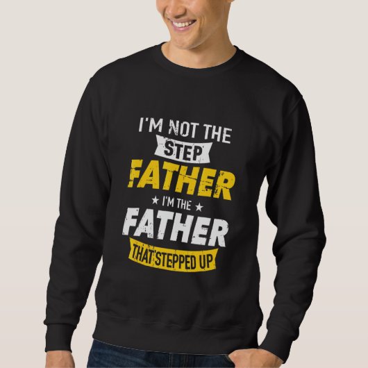 Sweatshirt Pas de père qui a monté (Devant)