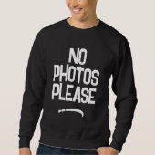 Sweatshirt Pas de photos S'il vous plaît Hommes (Devant)