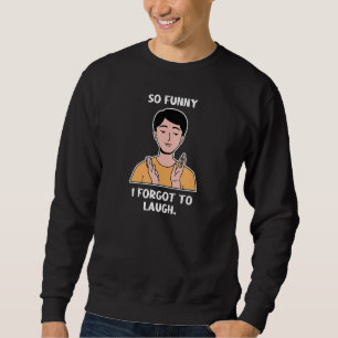 Sweatshirt Pas de rires pour les jeunes Pinoys Fiers
