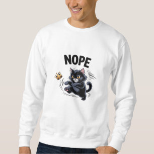 Sweatshirt Pas de rois en Amérique Drôle de couronne de kick