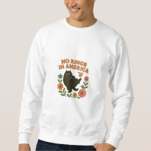 Sweatshirt Pas de rois en Amérique Nous le peuple Rétro pour
