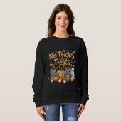 Sweatshirt Pas de tours, juste des friandises | ExDesigner | (Devant entier)