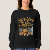 Sweatshirt Pas de tours, juste des friandises | ExDesigner | (Devant)