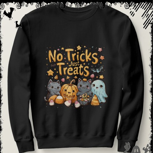 Sweatshirt Pas de tours, juste des friandises | ExDesigner |