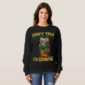 Sweatshirt Pas Le Temps Que Mon Français Appelle (Devant entier)