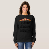 Sweatshirt Pas mon cirque pas mes singes Ringmaster Citation (Devant entier)