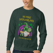 Sweatshirt PAS PLUS SHENANIGANS Jour de la Saint Patrick Unis (Devant)