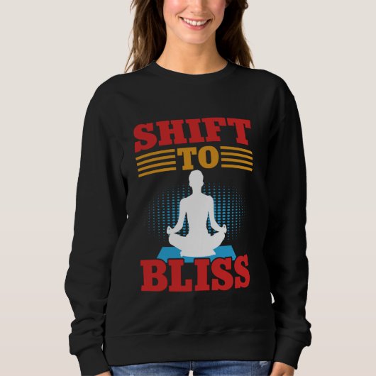 Sweatshirt Passer à la méditation Bliss (Devant)