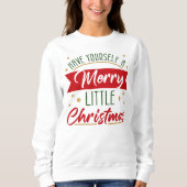 Sweatshirt Passez De Joyeuses Petites Vacances De Noël (Devant)