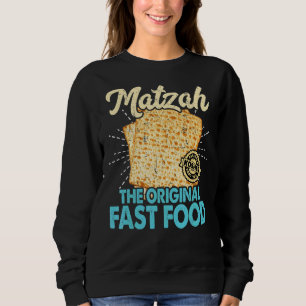 Sweatshirt Passover Pâque Matzah Fast Food Seder