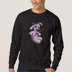 Sweatshirt Pastel Goth Voodoo Doll Horreur Voodoo Déplaisant