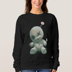 Sweatshirt Pastel Goth Voodoo Poupée Déplaisante