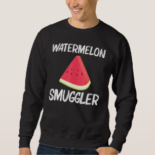 Sweatshirt Pastèque Cool Pour Hommes Femmes Boisson Fruit Pas