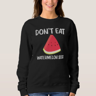Sweatshirt Pastèque cool Pour Hommes Femmes Mélon Rouge Beve