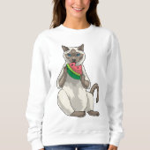 Sweatshirt Pastèque de Siamèse (Devant)