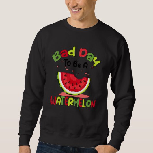 Sweatshirt Pastèque Famille des fruits d'été (Devant)