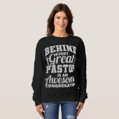 Sweatshirt Pasteur Appréciation Art Hommes Femmes Prédicateur (Devant entier)