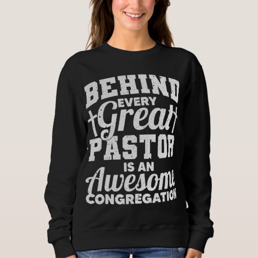 Sweatshirt Pasteur Appréciation Art Hommes Femmes Prédicateur (Devant)
