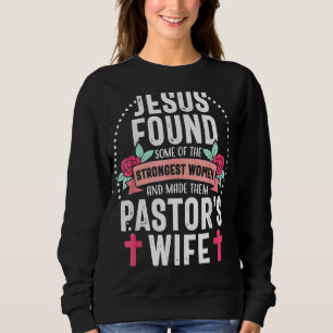 Sweatshirt Pasteur Femme Fière Jésus Église chrétienne Appréc