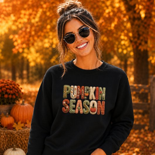Sweatshirt Patchwork de fausse broderie pour femmes de la sai
