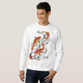 Sweatshirt Path – Timeless Koi Symbol of Growth, Direction (Devant entier)